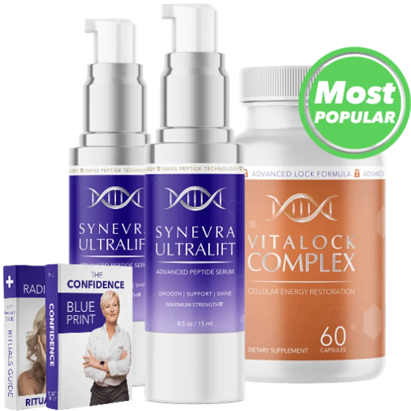 Synevra UltraLift Nail Skin Health Supplement Bottle (3 Bottle / 90 Day Pack)