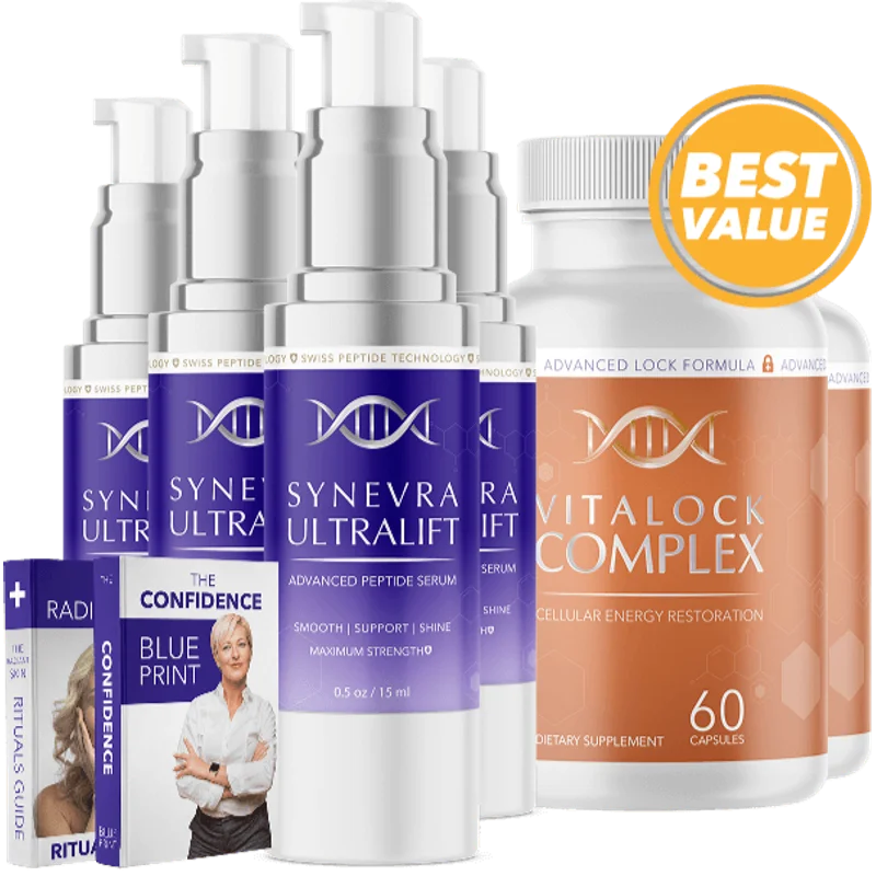 Synevra UltraLift Nail Skin Health Supplement Bottle (6 Bottle / 180 Day Pack)